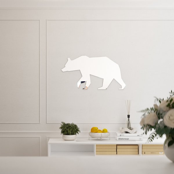 Lustro akrylowe niedźwiedź Dekoracja ścienna - lustro 