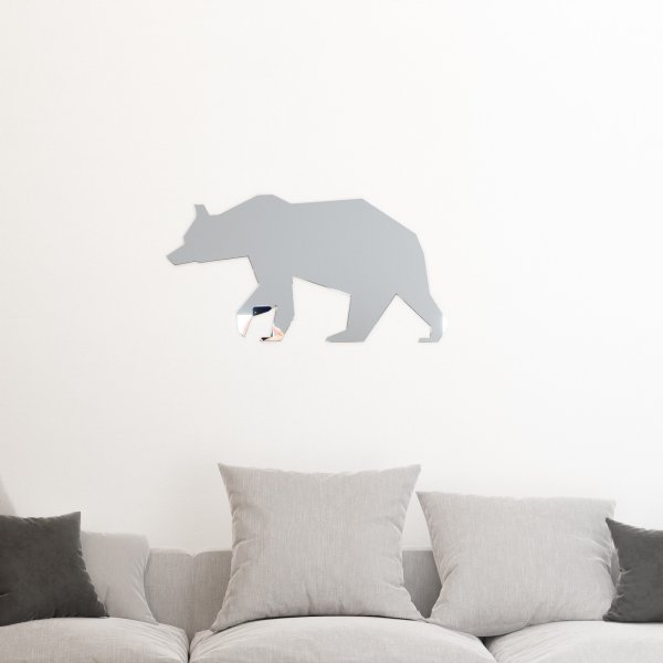Lustro akrylowe niedźwiedź Dekoracja ścienna - lustro 