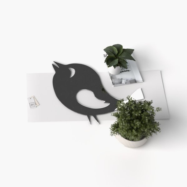 Lustro akrylowe ptaszek Lustro akrylowe ptaszek dekoracyjne lustro na ścianę