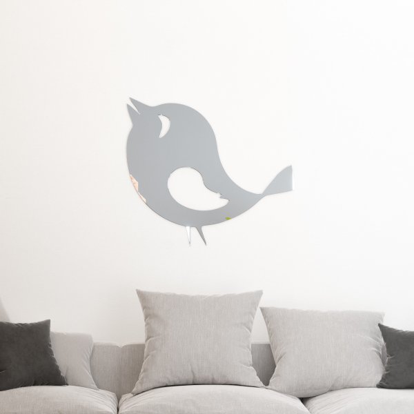 Lustro akrylowe ptaszek Dekoracja ścienna - lustro 