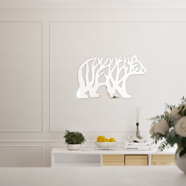 Lustro akrylowe niedźwiedź Dekoracja ścienna - lustro 