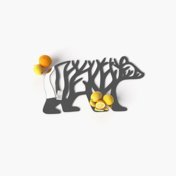 Lustro akrylowe niedźwiedź dekoracyjne lustro na ścianę