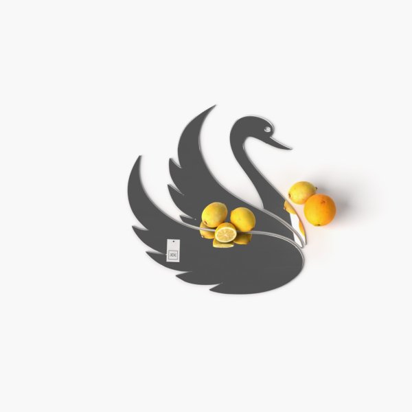 Lustro akrylowe łabędź dekoracyjne lustro na ścianę