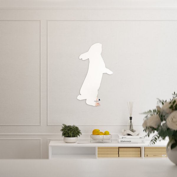 Lustro akrylowe króliczek Dekoracja ścienna - lustro 