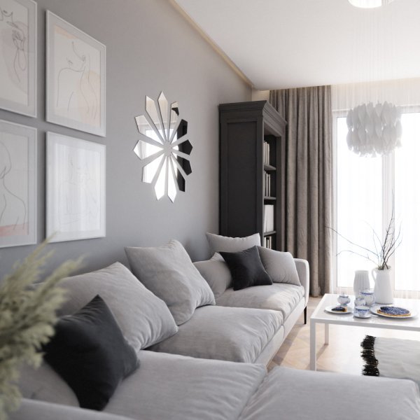 Lustro akrylowe Cirano dekoracyjne lustro na ścianę