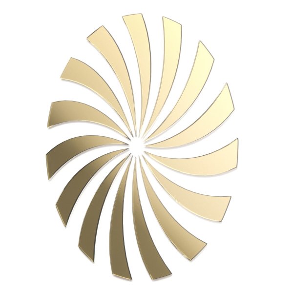 Lustro akrylowe Ronda Dekoracja ścienna - lustro 