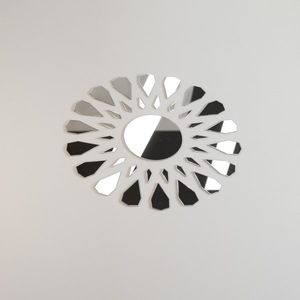 Lustro akrylowe Ovallon Dekoracja ścienna - lustro 