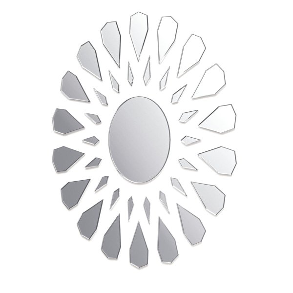 Lustro akrylowe Ovallon dekoracyjne lustro na ścianę