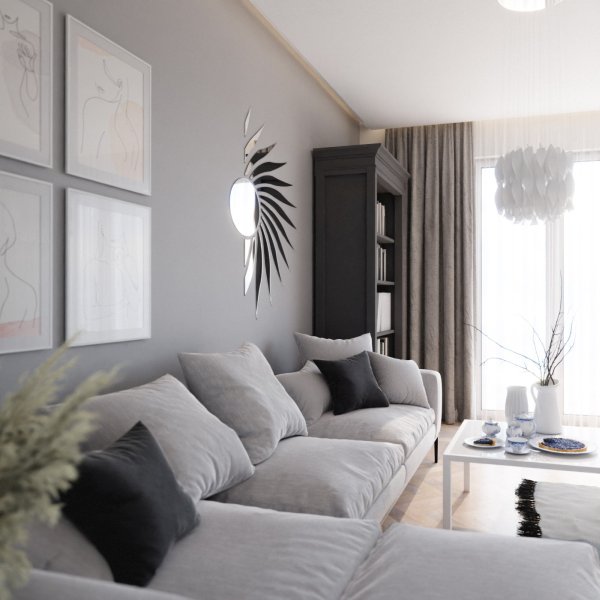 Lustro akrylowe Rotavi dekoracyjne lustro na ścianę